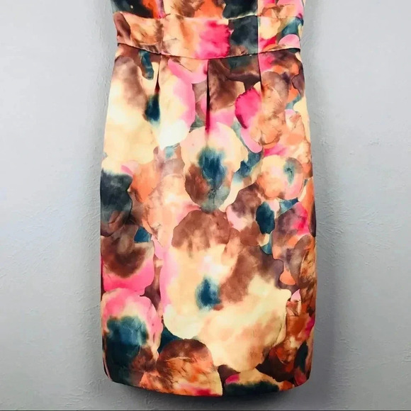 Merona Sheath Dress Size 2 Peach Green - Picture 3 of 8